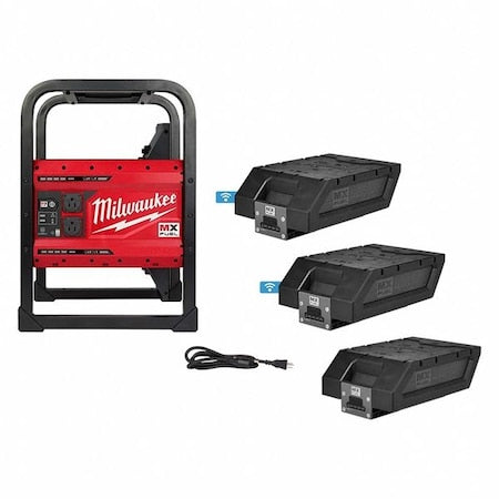 MX FUEL CARRY-ON 3600W/1800W Power Supply Kit + MX FUEL XC406 Battery Pack