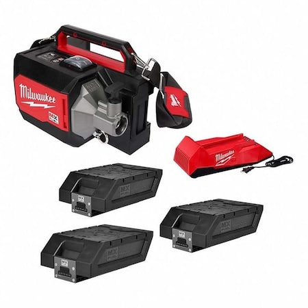 Concrete Vibrator Kit and Battery,72V DC
