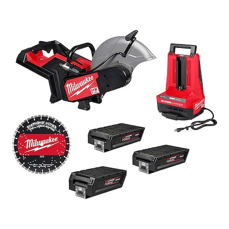 MX FUEL CutOff Saw Kit + HD12.0 Battery