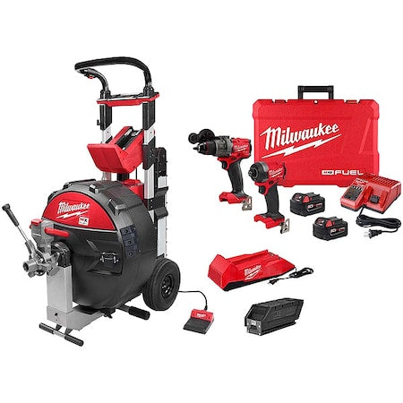 M18 FUEL 2-Tool Combo Kit + MX FUEL SEWER DRUM