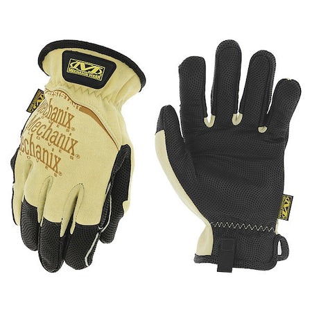 HRL-05 Welding Gloves, Shirred Slip-On Cuff, Keystone Thumb, Standard Goatskin, L, 1 PR
