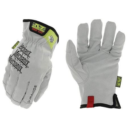 Leather Gloves, Slip-On Cuff, Keystone Thumb, Full Finger, 10, 1 PR