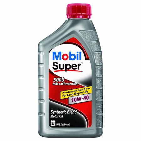 MOBIL SUPER 10W-40, 1 Quart