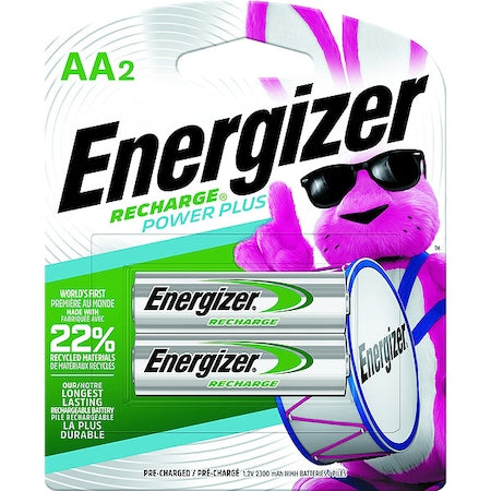 Precharged Recharg Battery,AA,NiMh,PK2