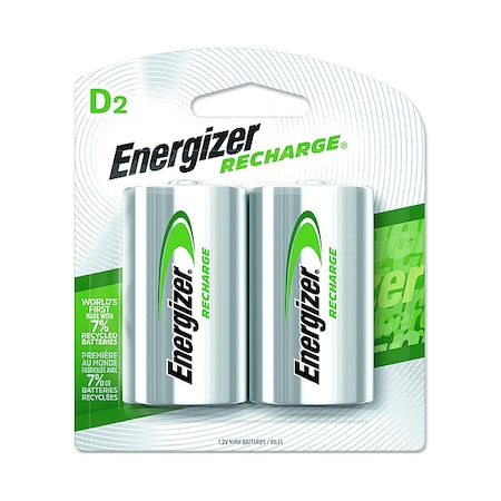 Precharged Recharg Battery,D,NiMh,PK2