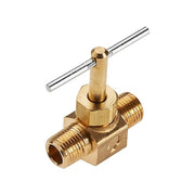 Needle Valve,1/4 In.,Male Pipe-Male Pipe