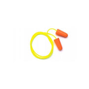 Disposable Foam Ear Plugs, Contoured-T Shape, 32 dB, Orange, 100 PK