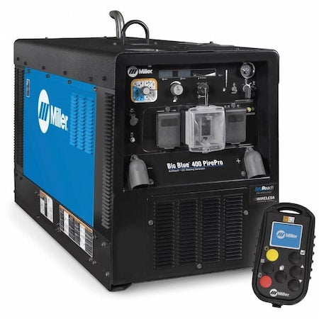 Engine-Driven Welder, Big Blue 400 PipePro Series, Electric Start, 12,000 W Peak
