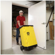 Empty Spill Caddy, 20 gal Volume Absorbed per Kit, Cart, Yellow