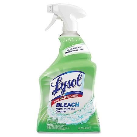 All Purpose Cleaner, 32 oz. Trigger Spray Bottle, Slight Chlorine, Tan, 12 PK
