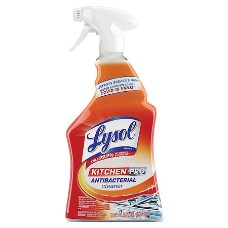 Kitchen Cleaner, Trigger Spray Bottle, 22 oz, Citrus, 9 PK