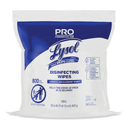 Professional Disinfecting Wipe Bucket Refill, 1-Ply, 6 x 8, Lemon and Lime Blossom, White, 800 Wipes, PK2