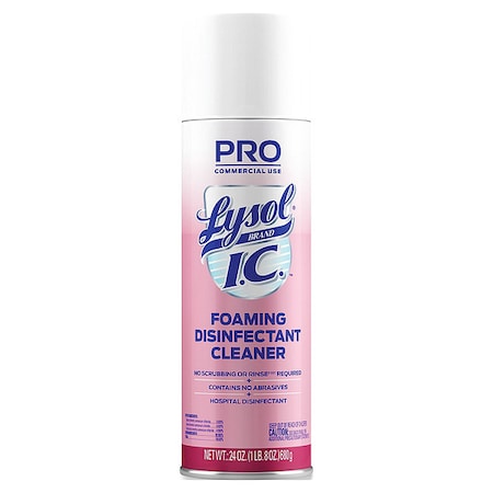 Cleaner and Disinfectant, 24 oz. Aerosol Spray Can, Fresh, 12 PK
