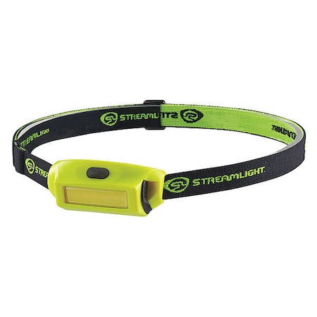 Indst Headlamp,PolyCarb,Yellow,180lm