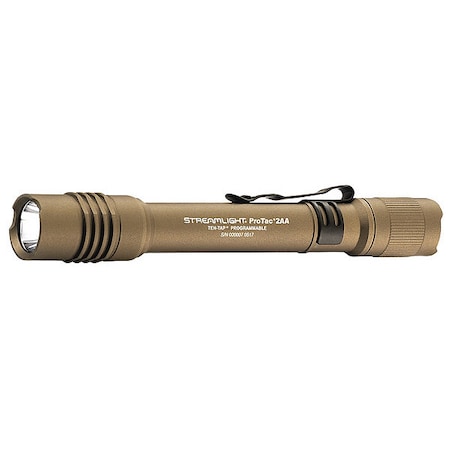 Tactical Flashlight, Alum, Coyote, 270lm
