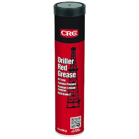 Extreme Pressure Grease, 14 oz, Cartridge, Red