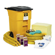 Spill Kit, 45 gal Volume Absorbed per Kit, 50 gal Capacity, Drum, Yellow
