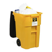 Spill Kit, 46 gal Volume Absorbed per Kit, 50 gal Capacity, Drum, Yellow