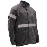 Jacket, 40 cal/sq cm, 4XL, 9.2 oz/sq yd Zipper Closure