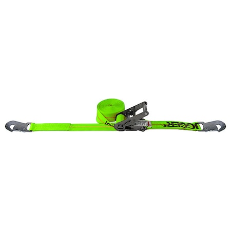 Tiedown, RtchtStrapAsmbly, 3300 lb, Snap Hk