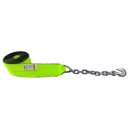 Tiedown,Winch Strap,5000 lb,Chain Anchor