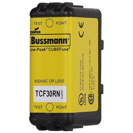 Fuse,600VAC,Cube,CF,30A,300VDC,Non-Ind