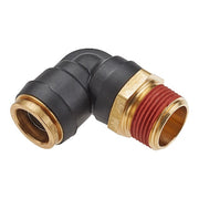 Elbow,Brass,Push-Fit3/4in,MNPT3/4in
