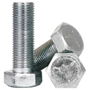 Grade 5, 9/16-12" Hex Head Cap Screw, Zinc Plated Steel, 2-1/2 in L, 10 PK
