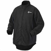 Welding Jacket, Cotton, 9 oz, 30 in Length, Zipper Closure, 1 Pockets, Black/Navy, 4XL
