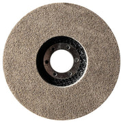 Non-Woven Depressed Center Discs, Type 27, 4 1/2 in Dia, 7/8 in Arbor Hole Size, Aluminum Oxide