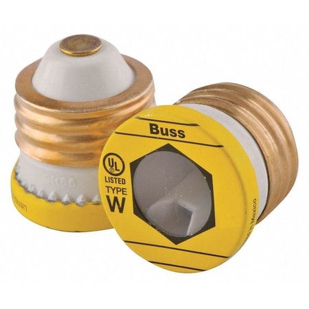 Plug Fuse, 10A, 10kA at 125V AC, 4 PK
