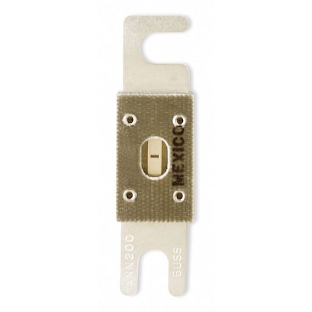 Limiter Fuse, ANN Series, 50A, Very Fast-Acting, 125V AC, Bolt-On