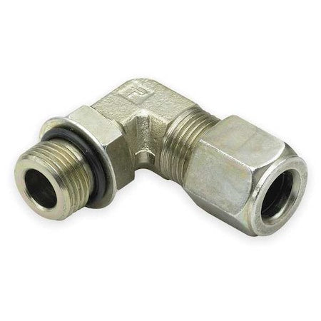 7/16-20" x 1/4" Compression x Male SS 90 Degree Elbow