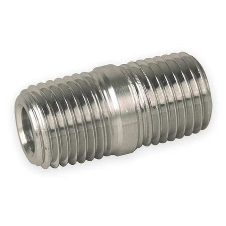 3/4" MNPT x 3/4" TBE Stainless Steel Close Pipe Nipple
