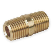 1/4" MNPT x 1-1/8" TBE Brass Close Pipe Nipple