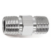 1/4" MNPT 316 SS Hex Nipple