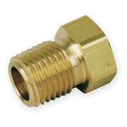 Reducing Bushing Brass Pipe Fitting, 3/8 in Male NPT X 1/4 in Female NPT