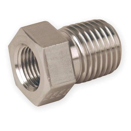 3/8" x 1/8" FNPT x MNPT 316 SS Reducing Bushing