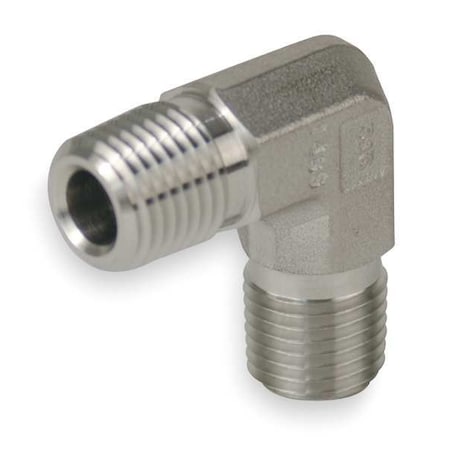 1/4" MNPT 316 SS 90 Degree Elbow