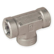 Tee,Carbon Steel,3/8 In,FNPT