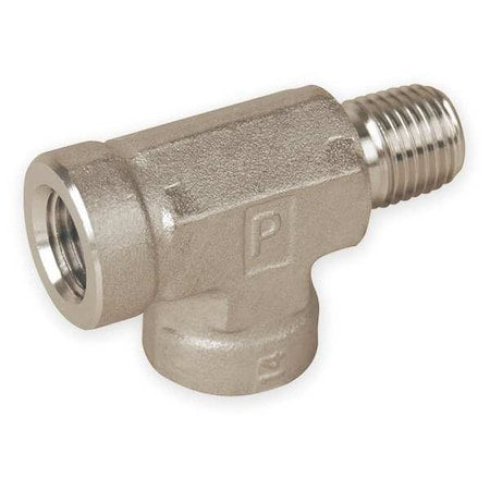 Street Tee,Carbon Steel,1/4 In,FNPT