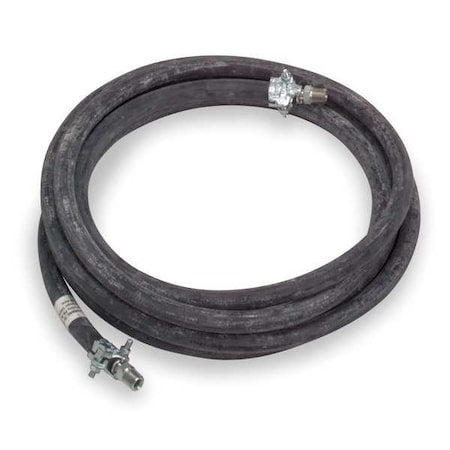 1" ID x 25 ft Rubber Steam Hose BK