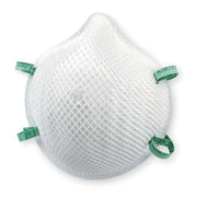 Disposable Respirator, N95, Molded, Dual, Non-Adjustable, Molded Nose Bridge, Universal