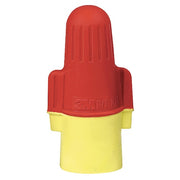 Twist-On Wire Connector, 8 AWG Max, Red, Yellow, Polypropylene, Thermoplastic Elastomer Insulation