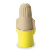 Twist-On Wire Connector, 12 AWG Max, Tan, Yellow, Polypropylene, Thermoplastic Elastomer Insulation