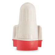 Twist-On Wire Connector, 8 AWG Max, Red, Tan, Polypropylene, Thermoplastic Elastomer Insulation