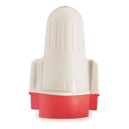 Twist-On Wire Connector, 8 AWG Max, Red, Tan, Polypropylene, Thermoplastic Elastomer Insulation