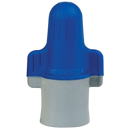 Twist-On Wire Connector, 6 AWG Max, Blue, Gray, Polypropylene, Thermoplastic Elastomer Insulation