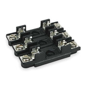 Open Fuse Block, 0 to 30A Amp Range, 300V AC/DC Volt Rating, 3 Poles, Screw