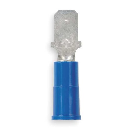 Male Disconnect, Blue, 16-14AWG, PK100